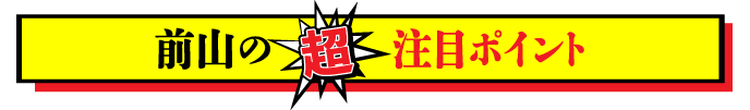 前山の超注目ポイント