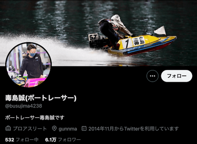速報】毒島誠選手がF2でB2級に降格！？過去成績や師匠・成績