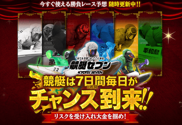 競艇セブンを使った私の口コミ評価！検証から分かったメリット